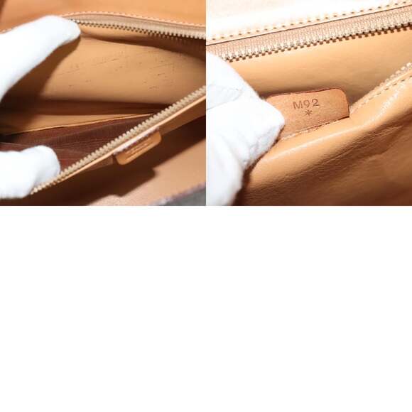 CELINE Macadam Canvas Hand Bag Pvc Leather Brown Gold - Picture 13 of 13